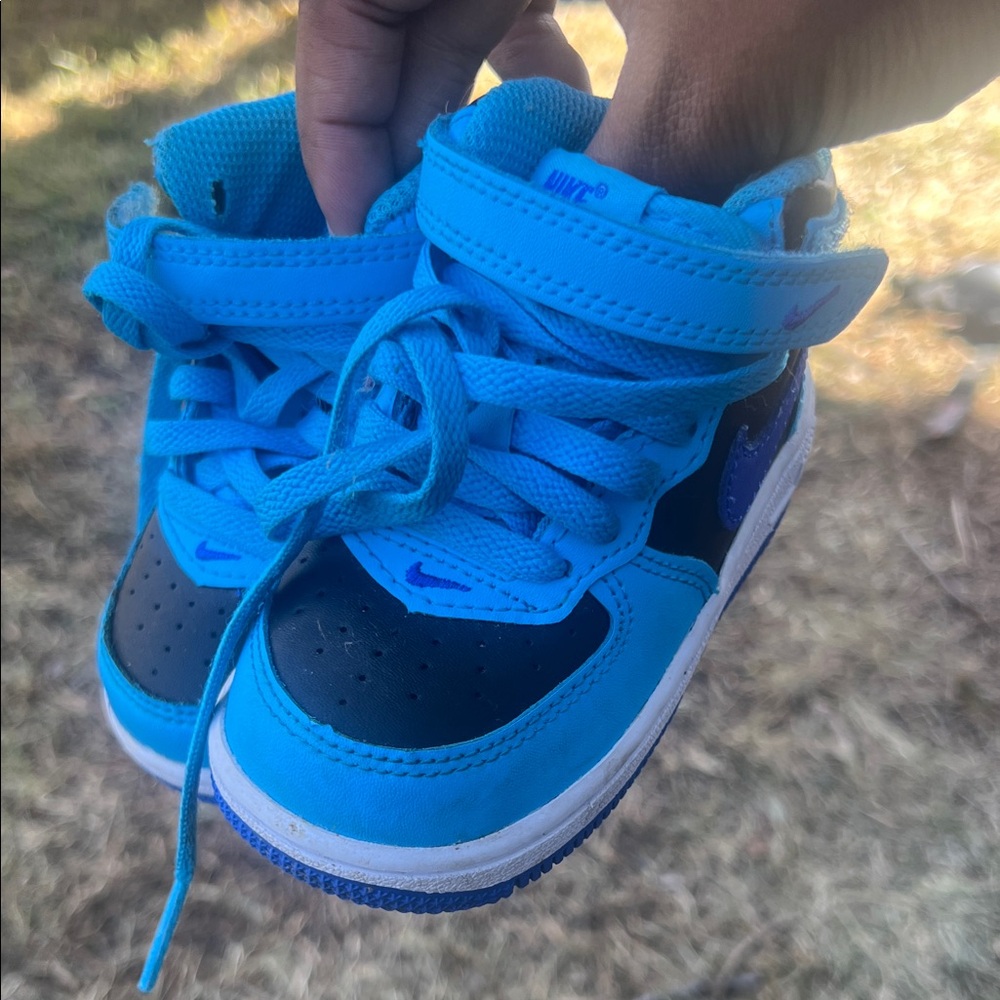 Nike Kids Sneakers - Blue and Black